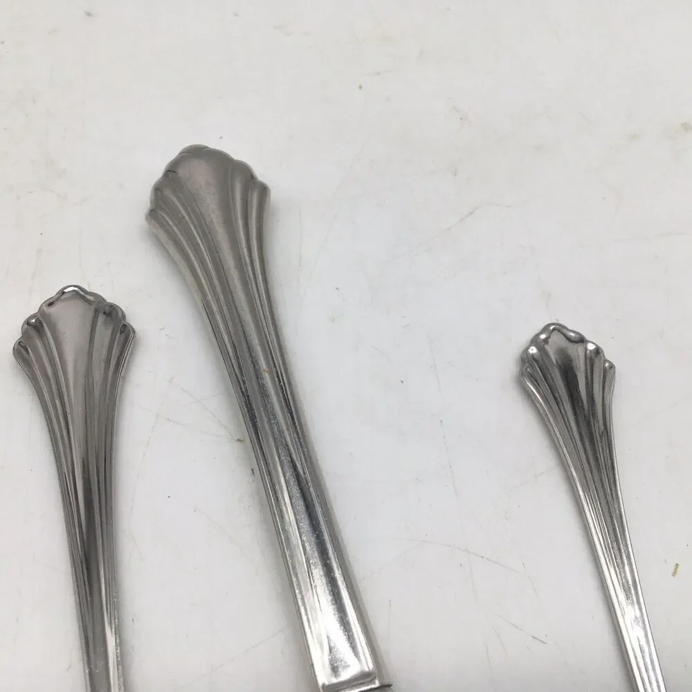 Oneida USA BANCROFT Stainless Flatware Set Of 5 - Dinner Fork Knife Sugar Spoon